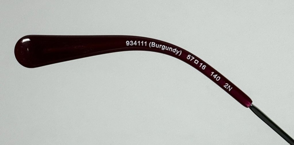 Coach Women's HC7108 HC/7108 934111 Shiny Burgundy/Silver Round Sunglasses 57mm #8