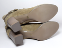 Dior Women's Taupe Suede Double Buckled Straps Ankle Boots in Boston, MA