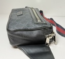 GUCCI GG Supreme belt Waist Body bag Fanny Pack 474293 canvas Black cross body price