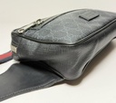 GUCCI GG Supreme belt Waist Body bag Fanny Pack 474293 canvas Black cross body purchase