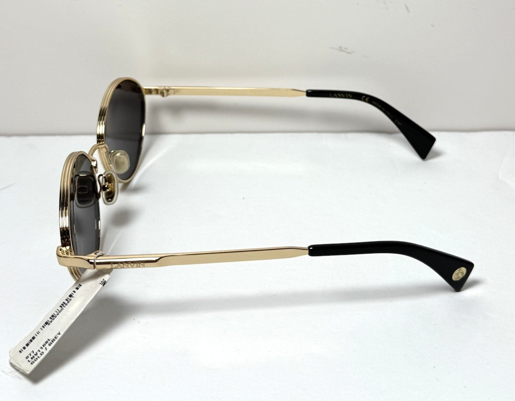 LANVIN LNV116S Sunglasses  Women Gold / Gray Oval - 57mm #2