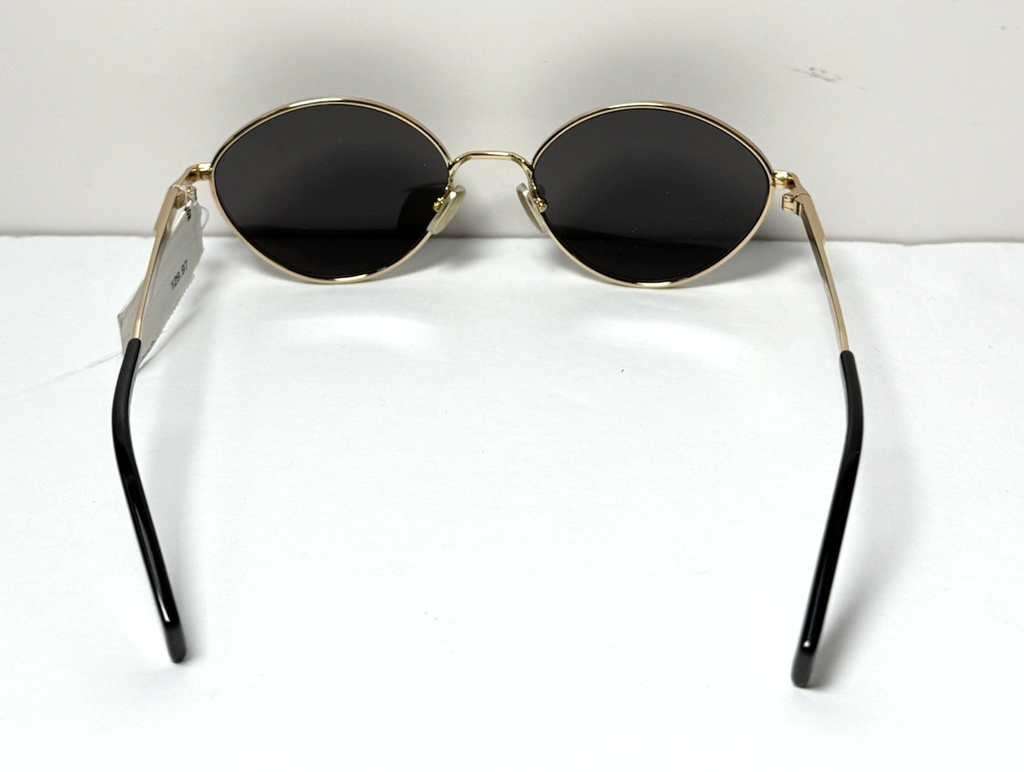 LANVIN LNV116S Sunglasses  Women Gold / Gray Oval - 57mm #3