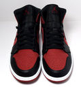 Nike Air Jordan 1 I Mid Gym Red Black White BRED Retro 554724-610 Men's 11 price