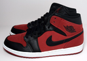 Nike Air Jordan 1 I Mid Gym Red Black White BRED Retro 554724-610 Men's 11 cost