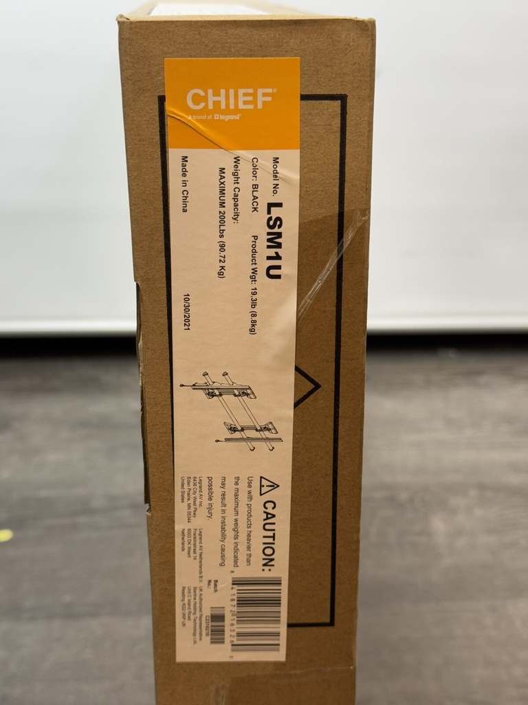 Chief LSM1U Fusion Series Fixed Wall Mount for 42 to 86" Displays up to 200 Lbs #2