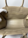 Burberry Frances Tote Leather Beige Mini in Boston, MA