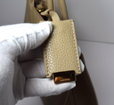 Burberry Frances Tote Leather Beige Mini – photo-5