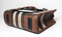 Burberry Freya Shopping Tote Check Canvas with Leather - Mini price