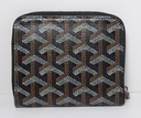 Goyard Matignon Mini Wallet Zip Black Pouch Clutch Small Leather Canvas buy