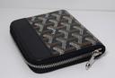 Goyard Matignon Mini Wallet Zip Black Pouch Clutch Small Leather Canvas price