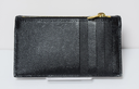 SAINT LAURENT Card Case Grain Leather YSL Gold Hardware Black price