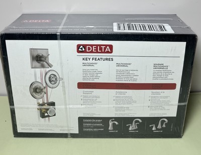 Delta Pierce Single-Handle Tub Shower Faucet Brushed Nickel Valve Inc. 144899-SP #1