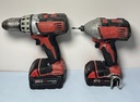 Milwaukee 2401-20 M12, 49-24-0171 Light, 2601-20 Drill, 2650-20Drill w batteries used