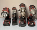 Milwaukee 2401-20 M12, 49-24-0171 Light, 2601-20 Drill, 2650-20Drill w batteries with delivery