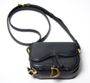 CHRISTIAN DIOR Mini Saddle Strap Pouch used