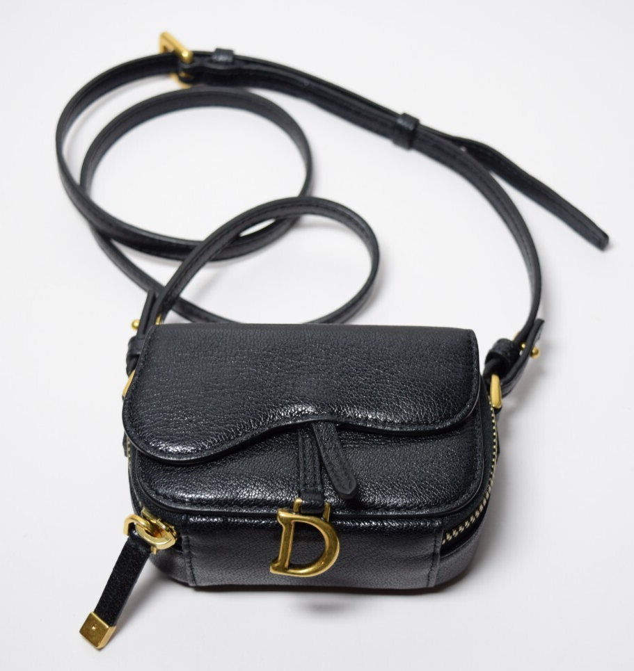 CHRISTIAN DIOR Mini Saddle Strap Pouch #2