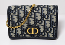 Christian Dior 30 Montaigne 2-in-1 Pouch Oblique Canvas used