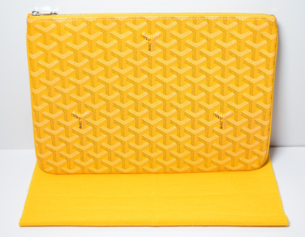 Goyard Senat Zip Pouch Coated Canvas MM #12