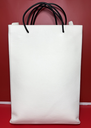 Balenciaga White Calfskin Leather North South Shopping Tote Bag -491661 used