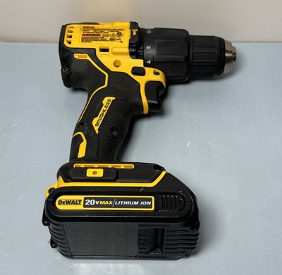 DEWALT DCD709 ATOMIC 20V MAX Hammer Drill  w 1.5Ah battery and bag #2
