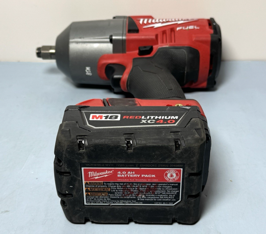 Milwaukee 2767-20 M18 FUEL Brushless  1/2" Square Ring w/  XC4.0 Batt+charger #4