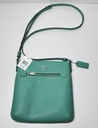 NWT - Coach Crossgrain Leather Mini Rowan File Bag CE871 Bright Green used