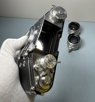 Jhagee Dresden Exakta Varex IIa with 2 Lenses *AS IS Poor Condition* #4