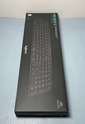 New Logitech MX Keys S Full-Size Bluetooth Wireless Keyboard Black 920-011406 #4