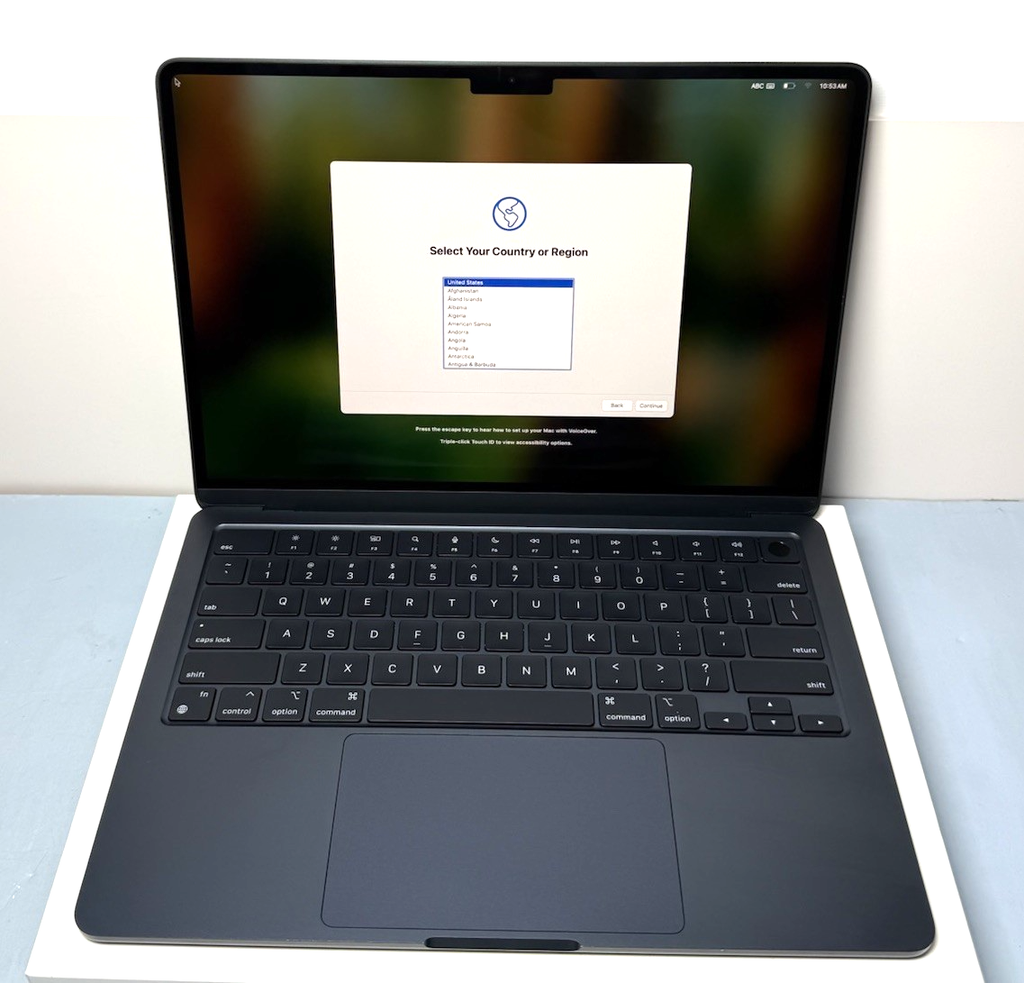 Apple Macbook Air M2 2022 13" 8-Core GPU 256GB 16GB Ram Midnight, 100% batt #1
