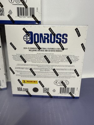 LOT of 3 2024-25 PANINI Donruss NBA Basketball Mega Box Factory Sealed #2