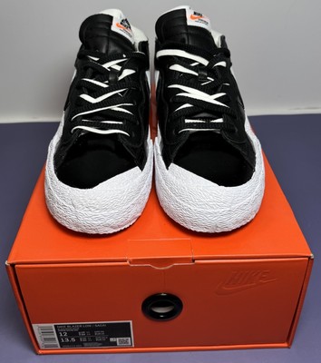 Brand New Nike Blazer Low x Sacai Shiny Black 2022- Mens Size 12 #2