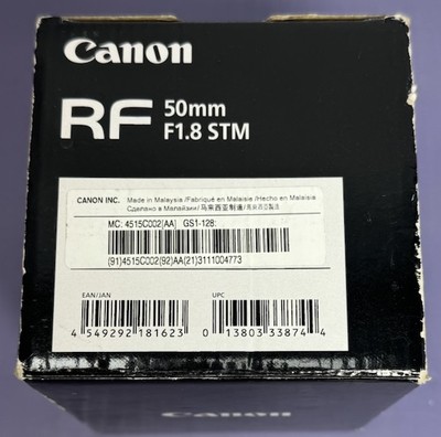 Canon RF 50mm f/1.8 STM Lens - 4515C002 #3