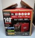 Lincoln Electric 140 Amp MIG and FluxCore Wire Feed Weld 140HD K2514-1 Open Box used