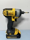 DEWALT DCF885 20v  1/4" Impact Driver With 2 Batt 1.5 Ah  + Charger used