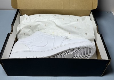 NEW - Nike Air Jordan 1 Low Shoes 'Triple White' 553558-136 US Men's Size-12 #7