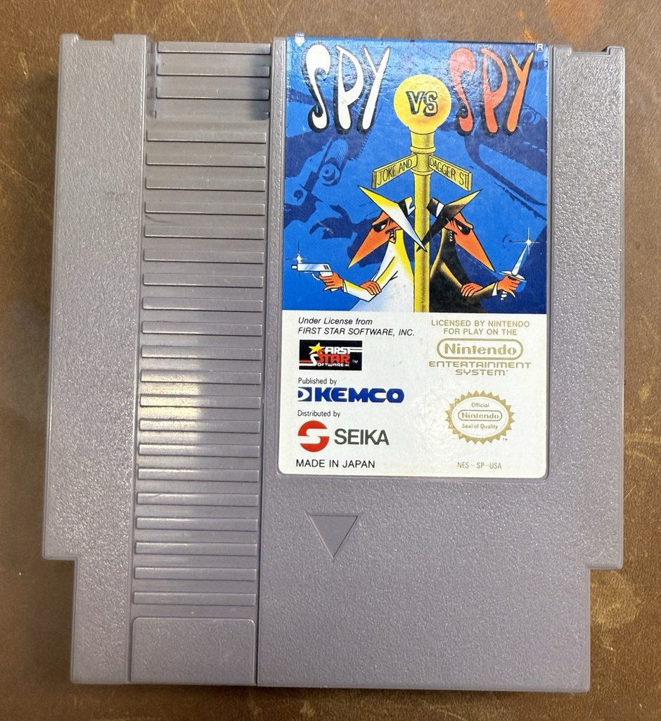 NES Lot - Spy vs Spy NARC Bayou Billy Videomation Mafat Conspiracy - Authentic! #17