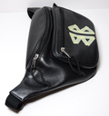 Balenciaga Grained Calfskin Tape Logo Explorer Belt Bag buy