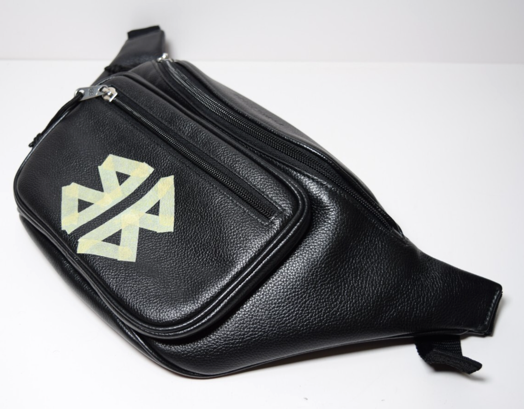 Balenciaga Grained Calfskin Tape Logo Explorer Belt Bag #3