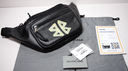 Balenciaga Grained Calfskin Tape Logo Explorer Belt Bag in Boston, MA