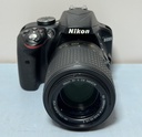 Nikon D3300  DSLR w/AF-S DX VR 55-200mm Lens *5659* Shutter count used