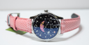Gucci G-timeless Slim Black Moonphase Pink Leather Swiss Quartz Watch - 35mm buy