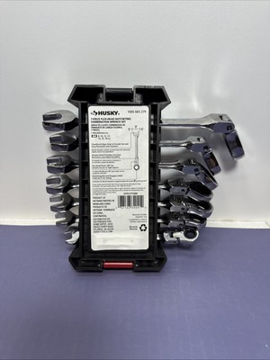 BRAND NEW Husky Flex Ratcheting MM Wrench Set (7-Piece) 1005 665 279 #1
