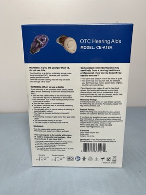 Ceretone Torch OTC Rechargeable Hearing Aid - Model: CE-A18A #1
