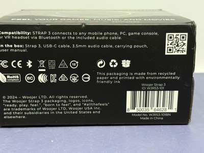 Woojer High-Fidelity Haptic Body Strap 3 - Brand New Factory Sealed #3