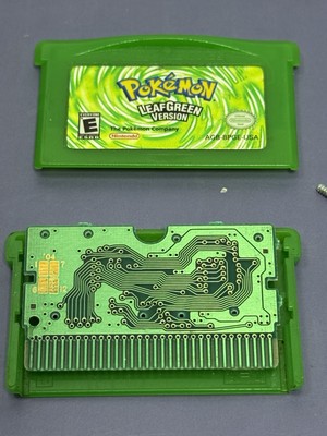 Pokemon LeafGreen Version (Nintendo GameBoy Advance, GBA) Authentic Game Cart #1