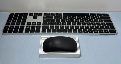 Apple Magic Keyboard Touch ID Keypad Black A2520+Apple A1657 Magic Mouse 2 Black #4