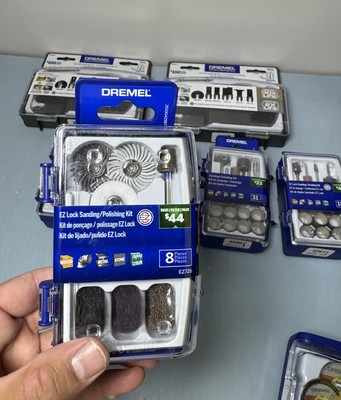 Dremel Rotary Tool Accessory Lot - 8 Kits EZ Lock Cutting,Sanding, Polishing-New #2