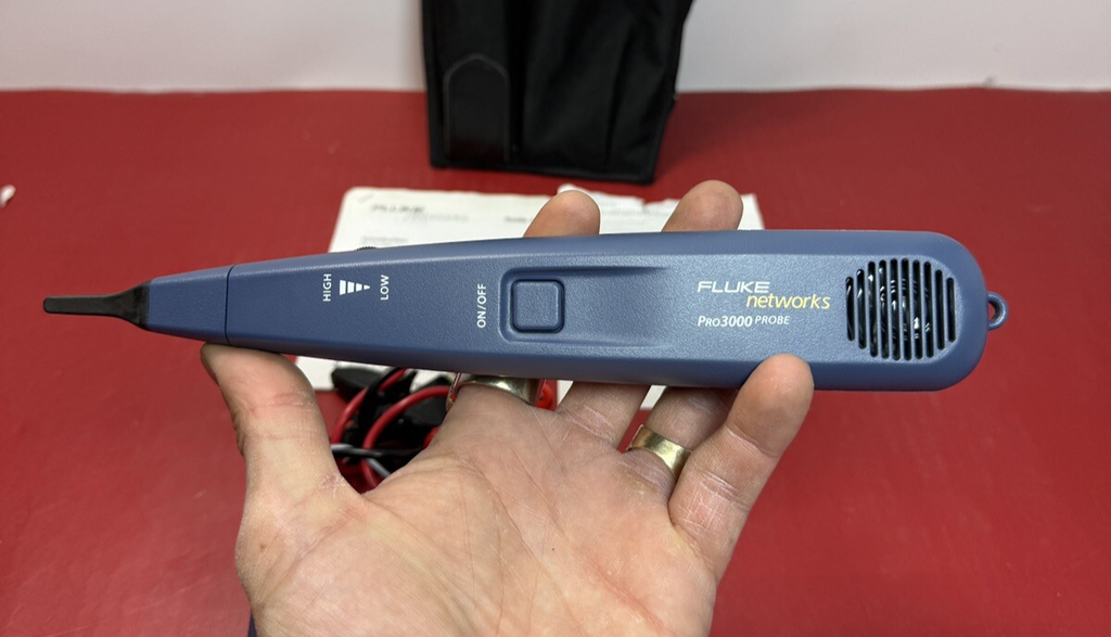 Fluke Networks Pro3000 Analog Tone Generator & Probe Kit W/ Case #1