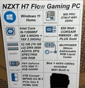 NZXT H7 Flow Gaming PC  i9-13900KF 32GG RAM, 2TB SSD, RTX3060 TI-8GB, W11H purchase