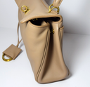 New - Balenciaga Rodeo Handbag Mini in Latte Smooth Calfskin, Aged-Gold Hardware price